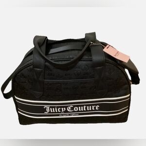 Juicy Couture Black Logo Weekender Bag